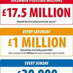 postcode lottery maximum prize